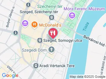 Kárpátia Borház Szeged a térképen