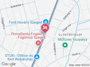 Kastély Panzió Szeged a térképen