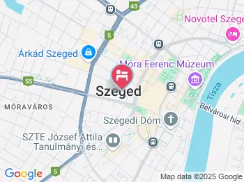 Kata Panzió Szeged a térképen