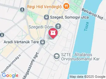 Kereszteskő Szeged a térképen