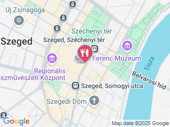 Kis Virág Cukrászda Szeged a térképen