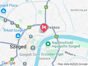 Lila Vendégház Szeged a térképen