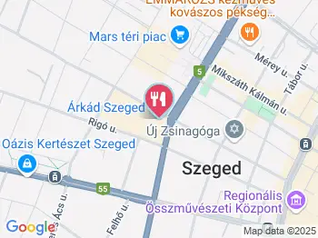 Magyaros Ételbár - Árkád Szeged a térképen