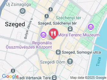 McDonald's Szeged a térképen