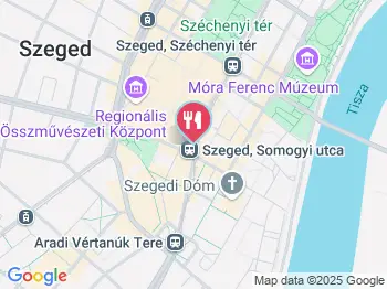 Mienké Szeged a térképen