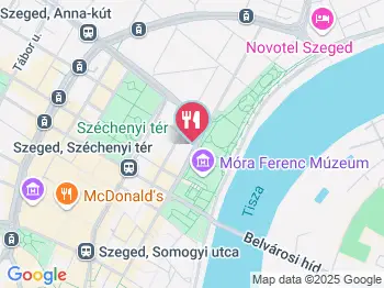 Monster Downtown Szeged a térképen