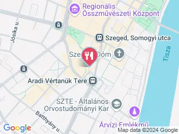 Monyo bár Szeged a térképen