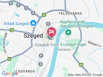 Mozart Hotel Szeged a térképen