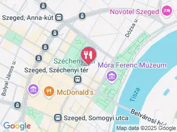 Napfény Műterem Szeged a térképen