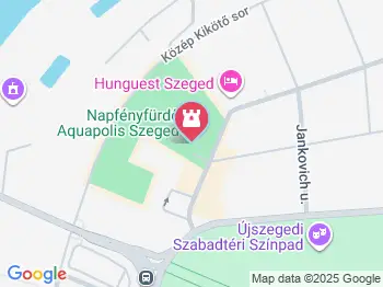 Napfényfürdő Aquapolis Szeged Szeged a térképen
