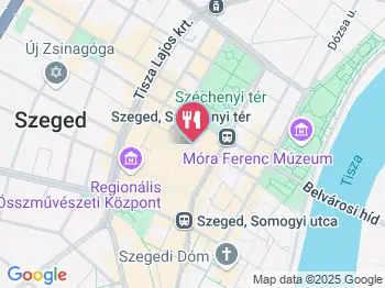 Nüx Szeged a térképen