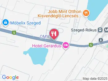 OMV Viva Café Szeged a térképen