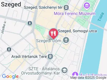 Óriáspalacsintázó Szeged a térképen