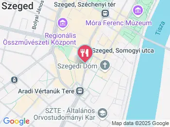 Pagoda Étterem Szeged a térképen