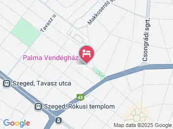 Palma Panzió Szeged a térképen