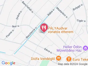 Pályaudvar Lakásétterem Szeged a térképen