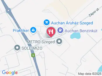 Paprika Bisztró Szeged a térképen