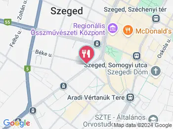 Pizza DiAngelo Szeged a térképen