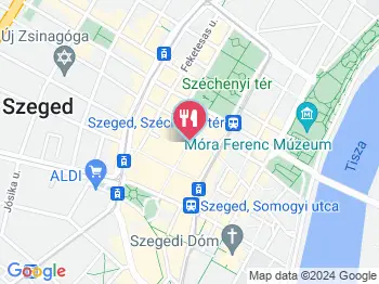 Pizza E Pasta Szeged a térképen