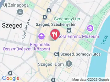 Pizza Me Szeged a térképen