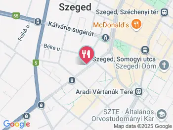 Planet Hollywood Szeged a térképen