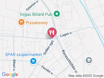 Pocak Bisztró Szeged a térképen