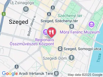 Propeller Bisztró Szeged a térképen