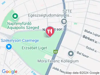 Punto Nero Szeged a térképen