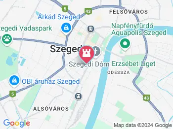 Raichl-palota Szeged a térképen