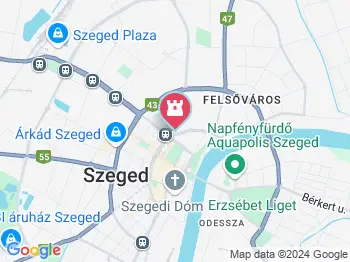 Református palota Szeged a térképen