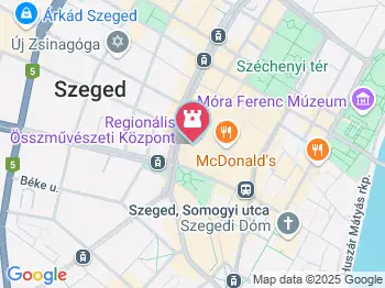 REÖK - Regionális Összművészeti Központ Szeged a térképen
