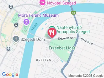 Rio Bistro Szeged a térképen