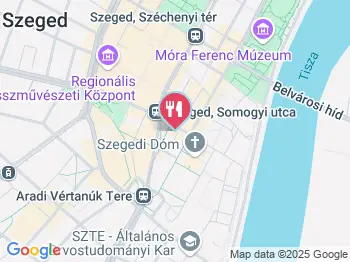 Sanzon Restaurant Szeged a térképen