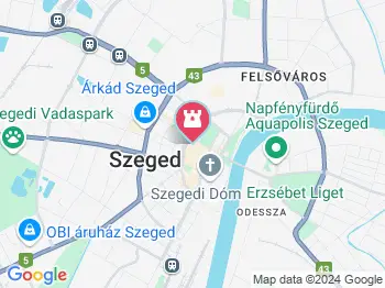 Schäffer-palota Szeged a térképen