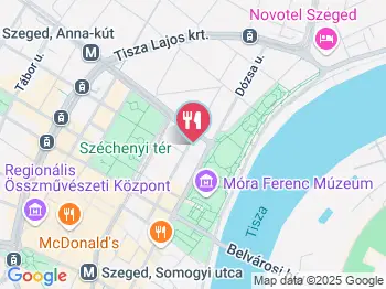 Scruton Szeged Szeged a térképen