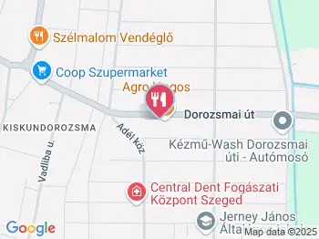 Sercegő pizzéria Szeged a térképen