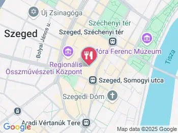 Sever Török Étterem Szeged a térképen