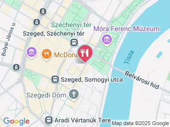 Smooth Cafe & Lounge Szeged a térképen