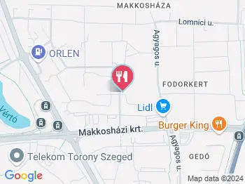 Sörszanatórium Szeged a térképen