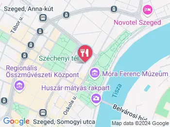 Studio55 Bar & Lounge Szeged a térképen