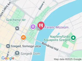 Szabadság Úszóház Szeged a térképen