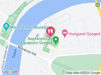 Szálka Halászcsárda Szeged a térképen