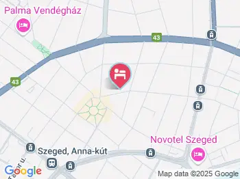 Szeged City Wellness Apartman Szeged a térképen