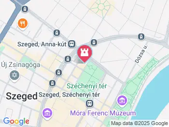Szeged Eye Szeged a térképen