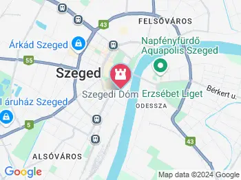 Szegedi karácsonyi vásár Szeged a térképen