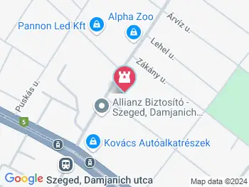 Szegedi Székelykapuk Szeged a térképen