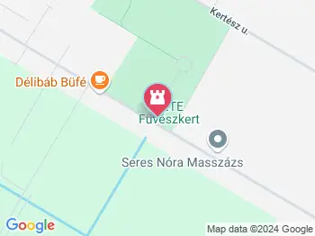 Szegedi Tudományegyetem Füvészkert Szeged a térképen