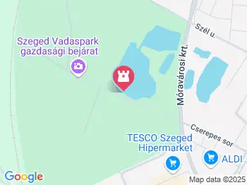 Szegedi Vadaspark Szeged a térképen