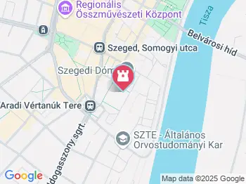 Szegedi Zsidó Hitközség áldozatainak emlékére Szeged a térképen