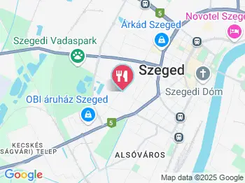 Szélkakas Panzió és Vendéglő Szeged a térképen